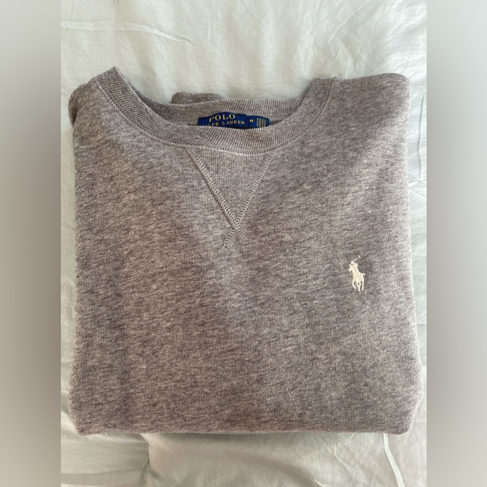 Gray Polo Crewneck